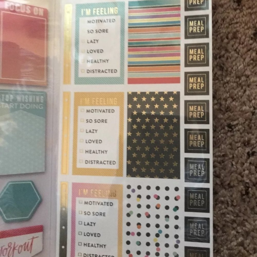 Sticker Book HEALTHY HERO 862pieces Happy Planner - Picture 4 of 4